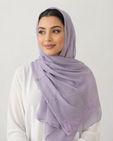 Polychiffon Stone Work Hijab – Style 1 (100x200cm)