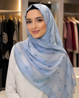 Polychiffon Stone Work Hijab – Style 2 (100x200cm)