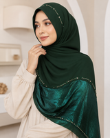 Polychiffon Stone Work Hijab – Style 2 (100x200cm)