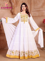 Cotton Jalabiya – Offwhite Embroidery Collection