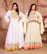 Cotton Jalabiya – Offwhite Embroidery Collection