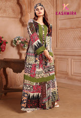 Cotton Jalabiya – Printed Mix Color
