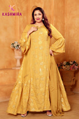 Rayon A-Line Jalabiya – Sikvens Embroidery