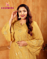 Rayon A-Line Jalabiya – Sikvens Embroidery