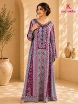 CREPE DIGITAL PRINTED JALABIYA