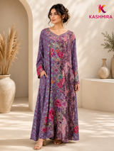 CREPE DIGITAL PRINTED JALABIYA