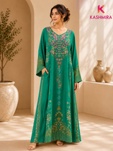CREPE DIGITAL PRINTED JALABIYA