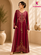 CREPE DIGITAL PRINTED JALABIYA