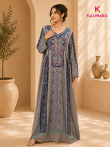 CREPE DIGITAL PRINTED JALABIYA